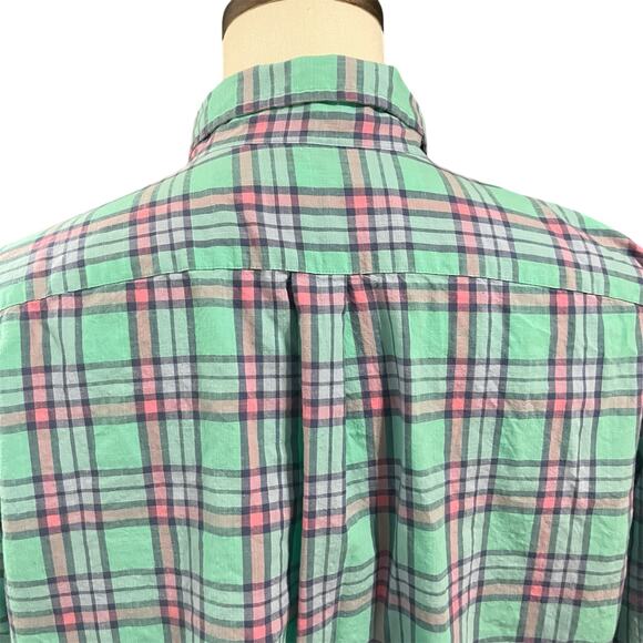 Vineyard Vines Shep & Ian | Classic Men's Whale Shirt Plaid Button Down Sz L - Picture 4 of 5